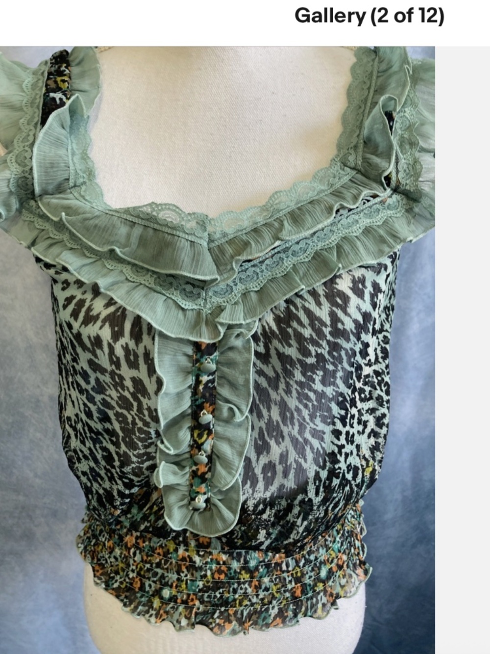 American Rag animal print top